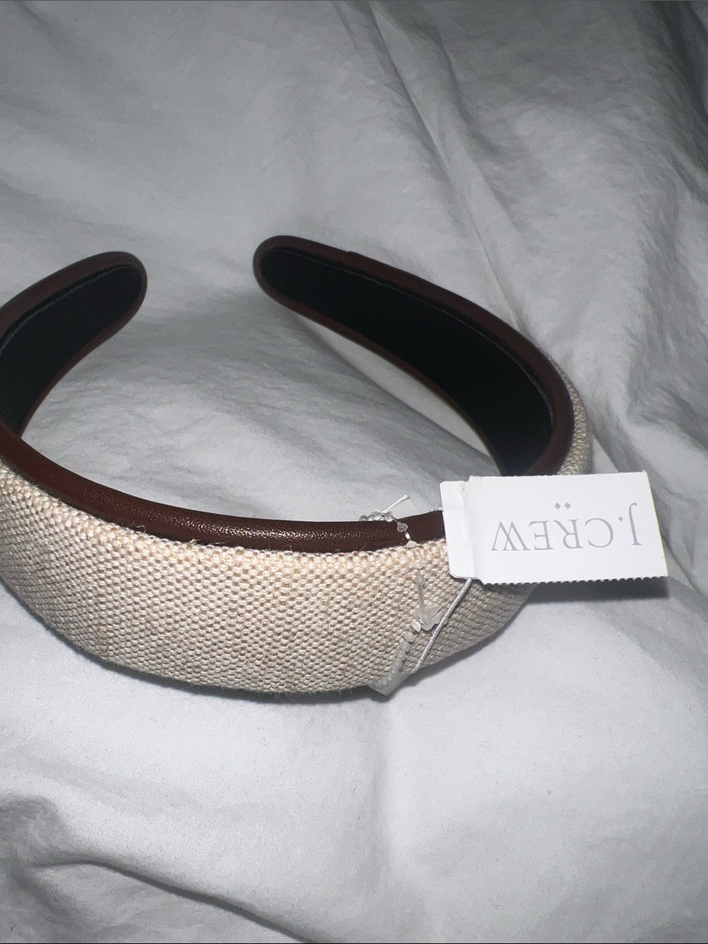 J. Crew Canvas Headband NWT